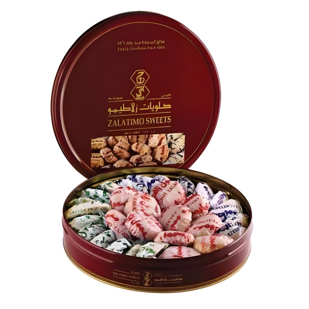 Zalatimo Assorted Mamoul Cookies filled with Dates, Pistachios & Walnuts 1 KG