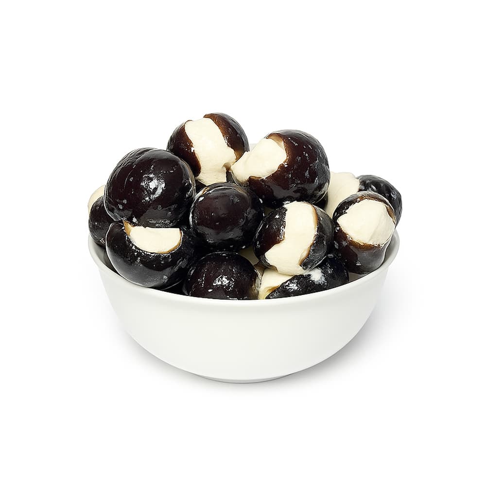 Black Olives Stuffed with Labne